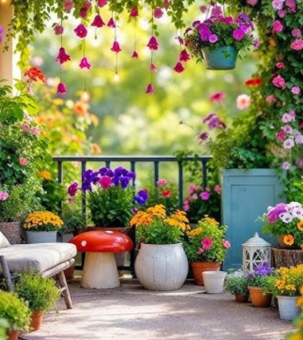 5 Stunning Urban Balcony Flower Beds