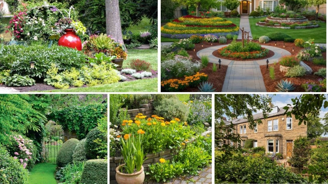 5 Gorgeous Large Estate Flower Bed Layouts