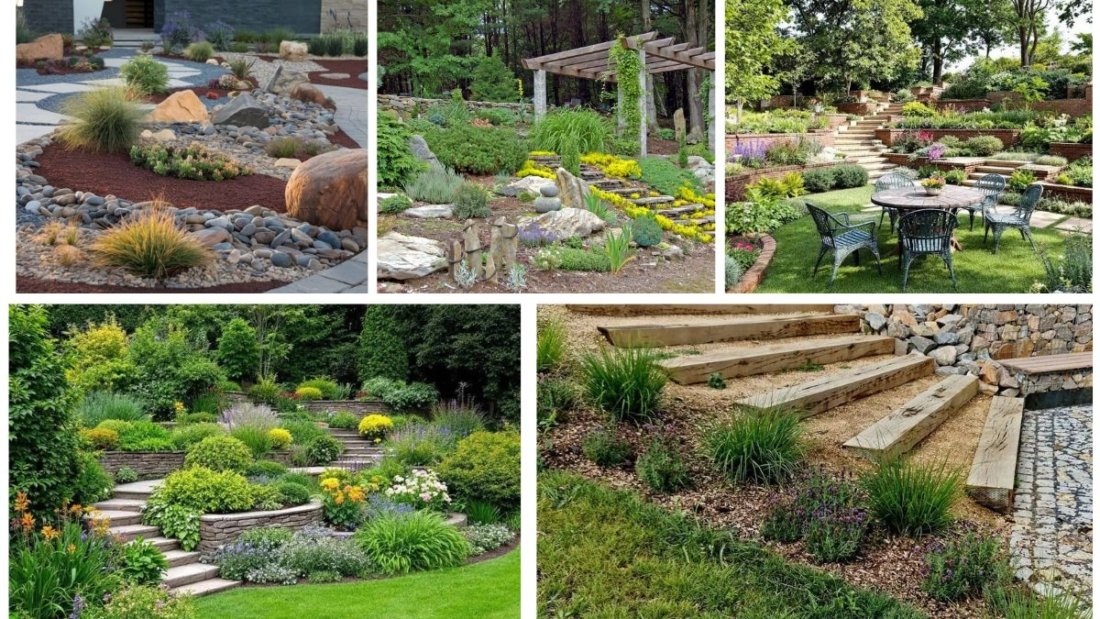 5 Stunning Layered Rock Flower Beds for Sloped Gardens